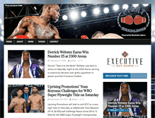 Tablet Screenshot of fight-headlines.com